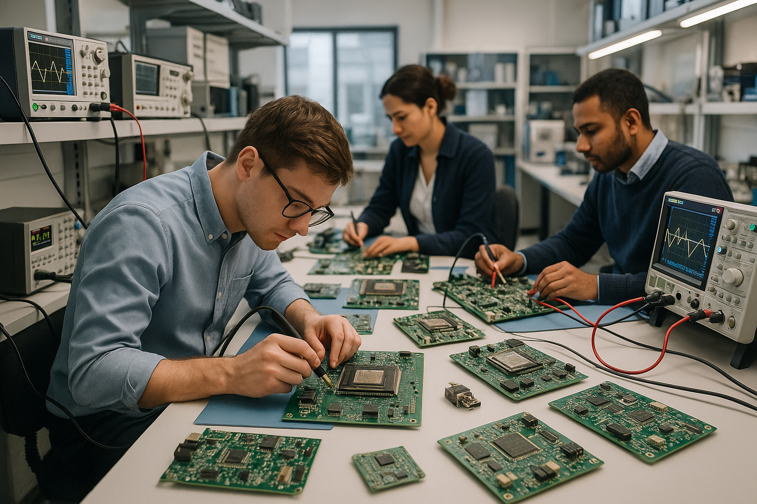 Custom Equipment & Devices - Professional workspace and technology environment